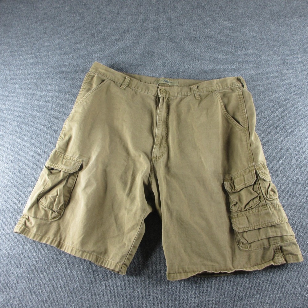 Wrangler Cargo Shorts Mens 40 Beige Cotton Relaxed Fit Pockets 11 Inseam‎ Casual